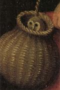 BOSCH, Hieronymus Details of The Conjurer painting